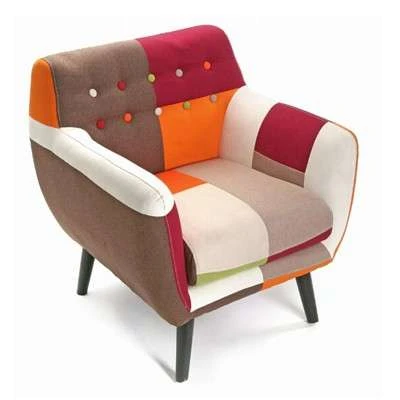 Beauty Patchwork Sofa with Armrest, PC091