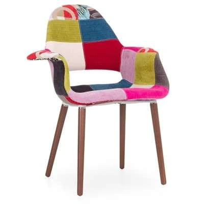 New Arrival Dining Chair with Patchwork Design, PC097