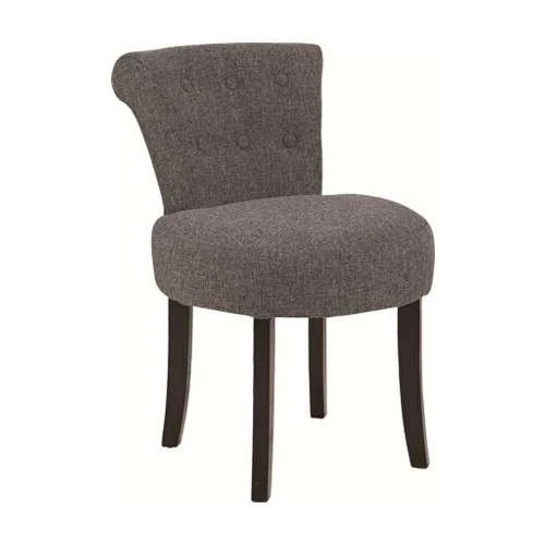 Fabric Dining Chair with High Wooden Legs, PCB007