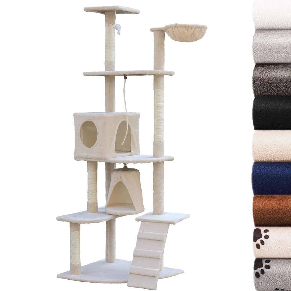 Wooden Cat Tree with OEM Service, CAT609AF