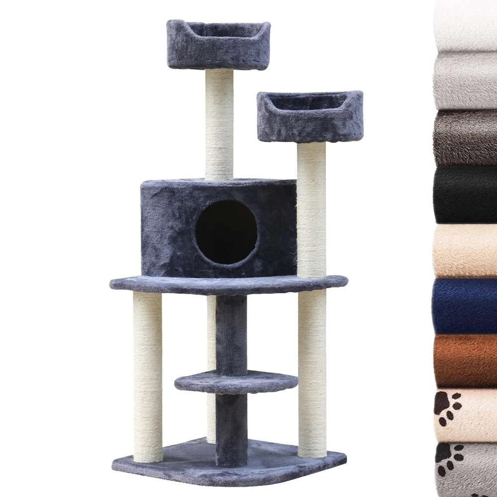Cat Tree Condo with Scratching Posts, CAT-WT01