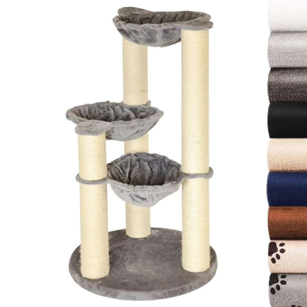 Cat Tree with Scratching Post Hammock, CAT-PN001