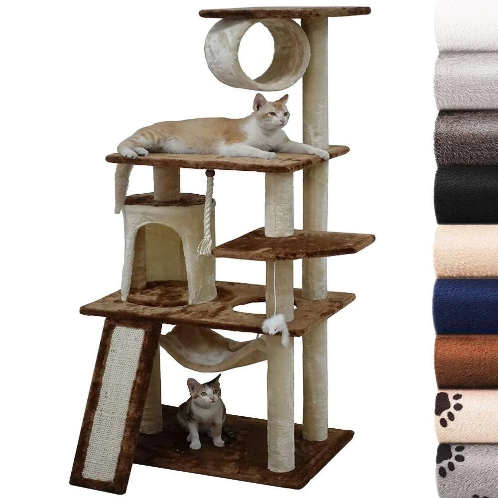 Cat Condo House with Scratching Pad, CATA1953