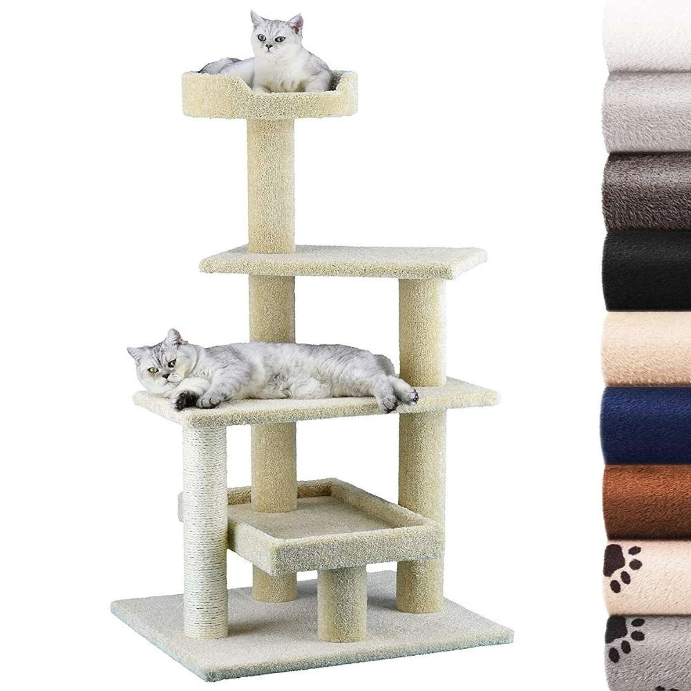 Large Carpeted Cat Tree with Scratching Post, CATA1921