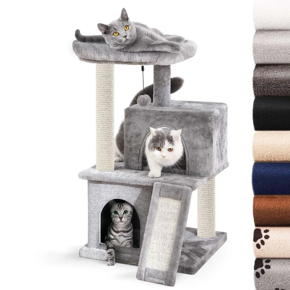 Quality Cat Tree Condo with Scratching Pad, CATA1971