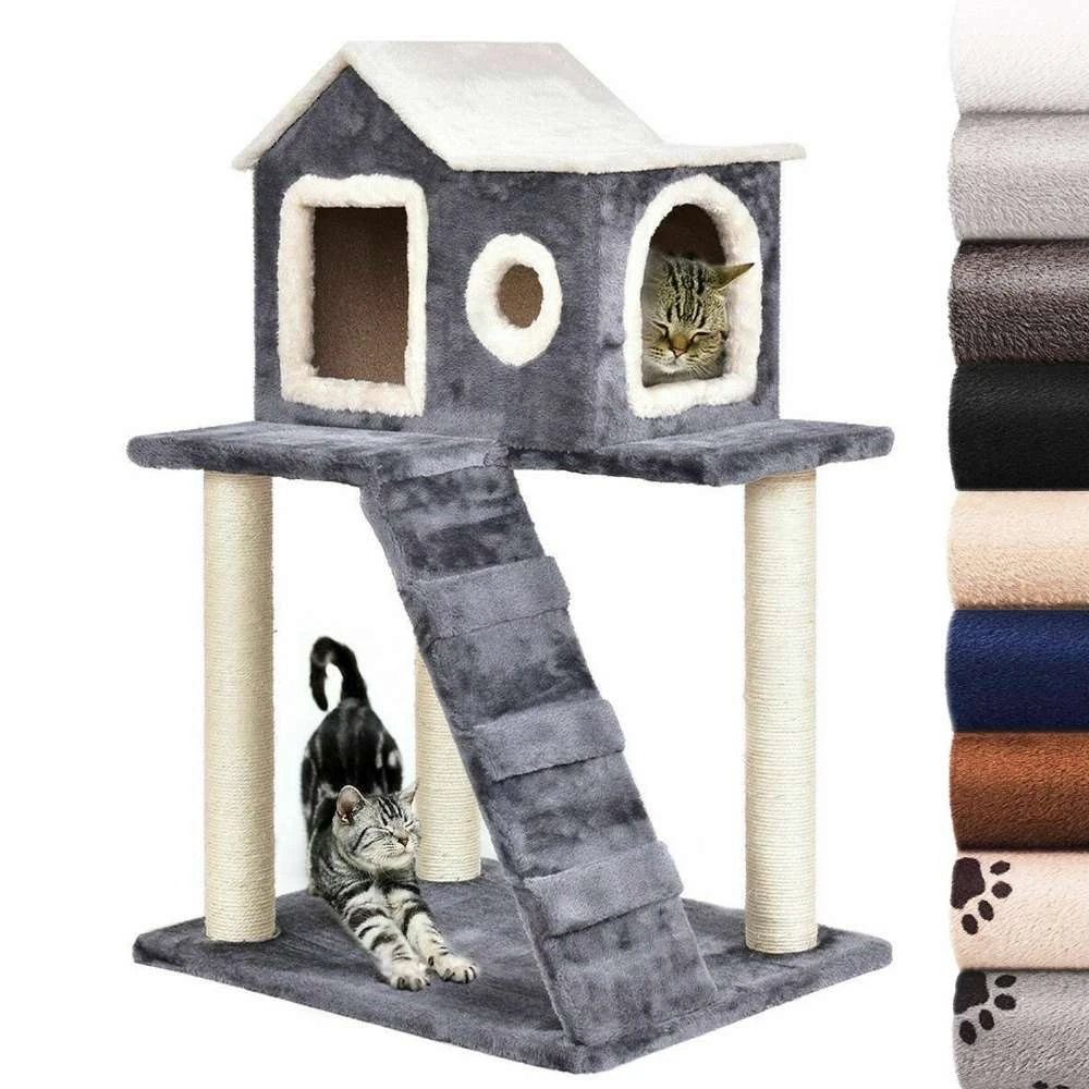 Luxury Cat House with Scratching Posts, CATA1991