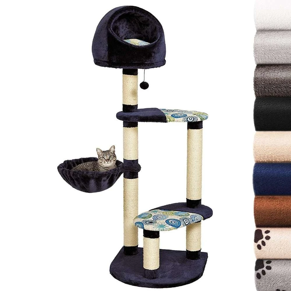 Cat Tree with Scratching Posts & Hammock, CATA2019